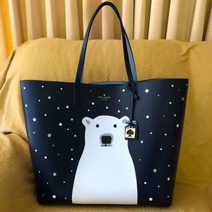 kate spade polar bear bag